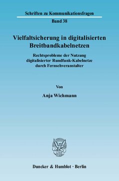 ﻿محافظت از تنوع در شبکه های کابل باند پهن دیجیتالی: مشکلات قانونی استفاده از شبکه های کابل رادیویی دیجیتالی شده توسط سازمان دهندگان تلویزیون