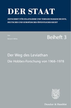 ﻿مسیر Leviathan: تحقیقات هابز از 1978-1968. ویرایش: ارنست-ولفگانگ باککنفرد