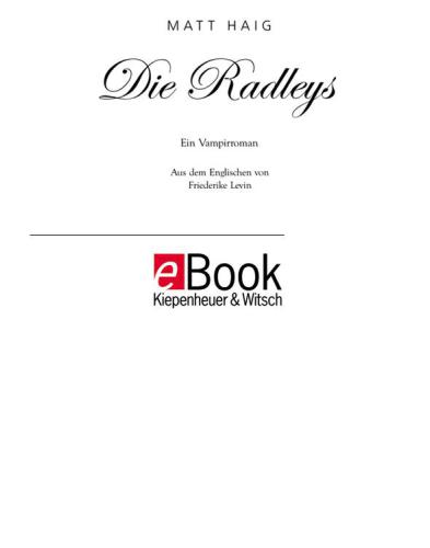 Radleys. یک رمان خون آشام