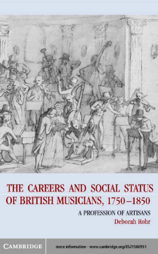 مشاغل موسیقی دانان بریتانیایی ، 1850-1850: حرفه ای صنعتگران