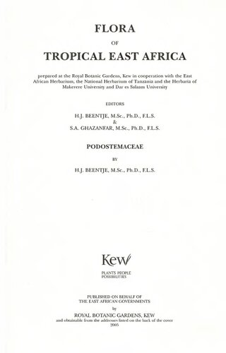 ﻿فلور مناطق گرمسیری شرق آفریقا: Podostemaceae
