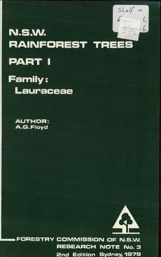 ﻿N.S.W. درختان جنگل های بارانی قسمت 1. خانواده-lauraceae