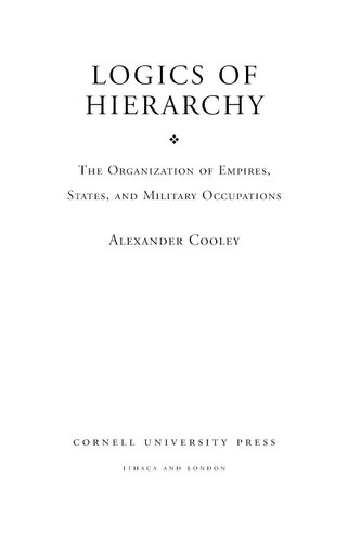 ﻿منطق سلسله مراتب: سازمان امپراتوری ها، ایالت ها و اشغال های نظامی