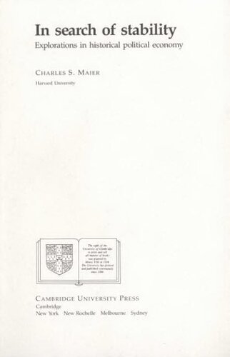 ﻿در جستجوی ثبات: کاوش در اقتصاد سیاسی تاریخی