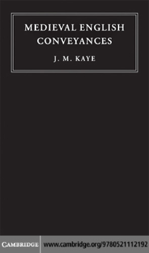 قرون وسطایی انگلیسی Conveyances