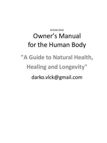 ﻿کتابچه راهنمای مالک برای بدن انسان