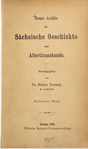 ﻿آرشیو جدید برای تاریخ و دوران باستان ساکسون