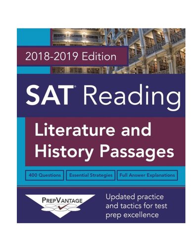 ﻿SAT Reading: Literature and History، نسخه 2018-2019