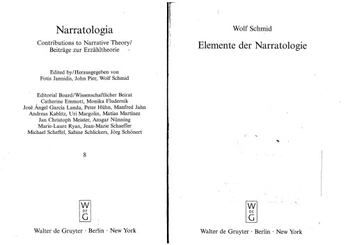 عناصر روایت شناسی (Narratologia، Vol 8)
