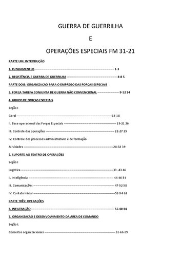 ﻿جنگ چریکی و عملیات ویژه FM 31-21