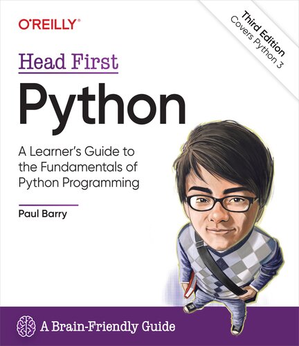 ﻿Head First Python: راهنمای یادگیرنده برای اصول برنامه نویسی پایتون ، یک راهنمای دوستانه مغز ، نسخه 3