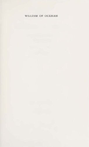 ﻿ویلیام اوکام. مسخ گفتمان مکتبی