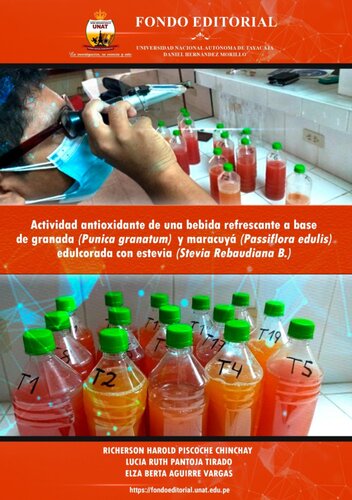 ﻿فعالیت آنتی اکسیدانی یک نوشیدنی با طراوت بر پایه انار (Punica granatum) و میوه شور (Passiflora edulis) شیرین شده با استویا (Stevia Rebaudiana B.)