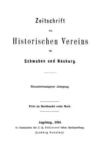 ﻿مجله انجمن تاریخی برای سوابیا و نوبرگ