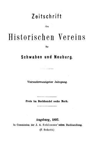 ﻿مجله انجمن تاریخی سوابیا و نوبرگ