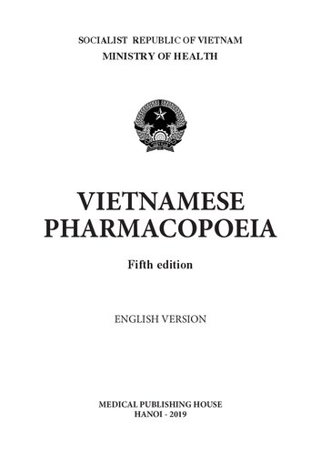 ﻿فارماکوپه ویتنامی V - Dược Điển Việt Nam V (نسخه انگلیسی)
