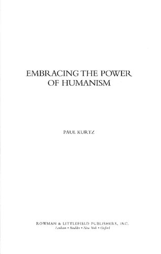 ﻿در آغوش گرفتن قدرت اومانیسم