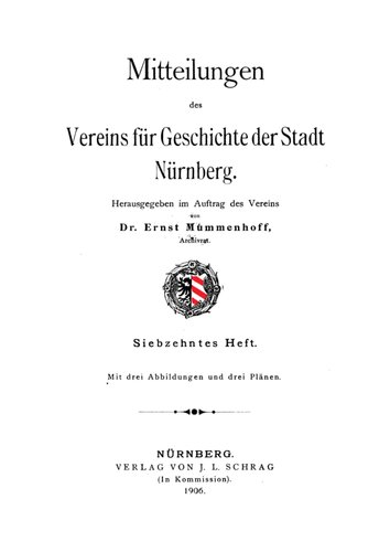 ﻿اعلامیه های انجمن تاریخ شهر نورنبرگ