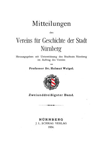 ﻿اعلامیه های انجمن تاریخ شهر نورنبرگ