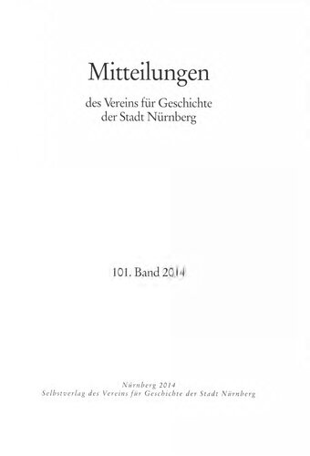 ﻿اعلامیه های انجمن تاریخ شهر نورنبرگ