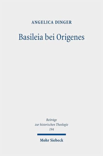 ﻿Basileia with Origen: بررسی های تاریخی- معنایی در تفسیر متی