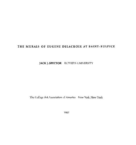 ﻿نقاشی های دیواری یوژن دلاکروا در سنت سولپیس