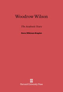 ﻿وودرو ویلسون: سالهای تحصیلی