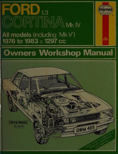 ﻿راهنمای کارگاه صاحبان Haynes Ford Cortina Mk IV 1.3