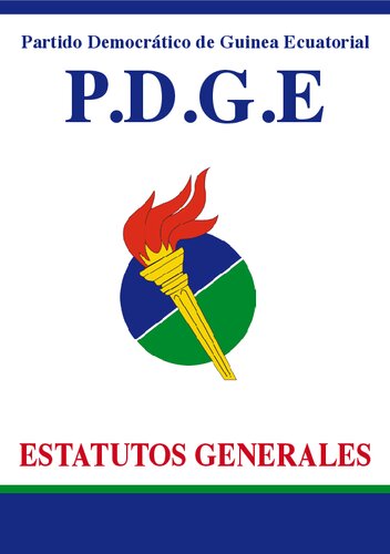﻿حزب دموکراتیک گینه استوایی PDGE. اساسنامه عمومی