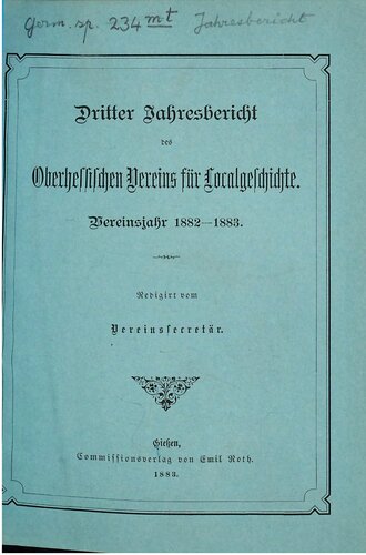 ﻿گزارش سالانه انجمن تاریخ محلی هسین علیا