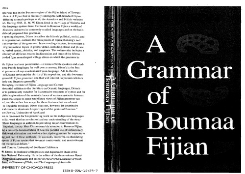 ﻿دستور زبان بوما فیجی