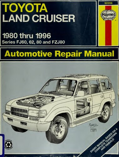 ﻿راهنمای تعمیرات خودرو هاینس تویوتا لندکروز