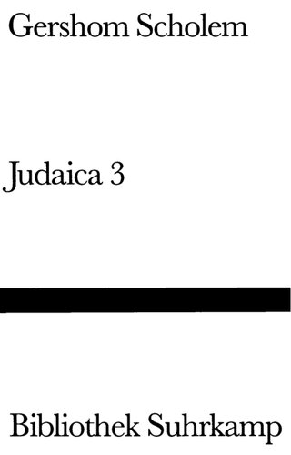 ﻿Judaica 3: مطالعاتی در عرفان یهودی