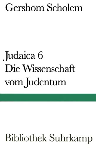﻿Judaica 6: The Science of Judaism