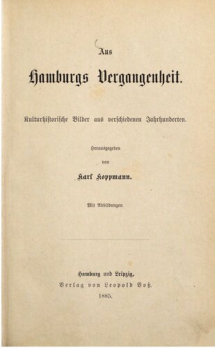 ﻿از گذشته هامبورگ: تصاویر فرهنگی-تاریخی از قرون مختلف