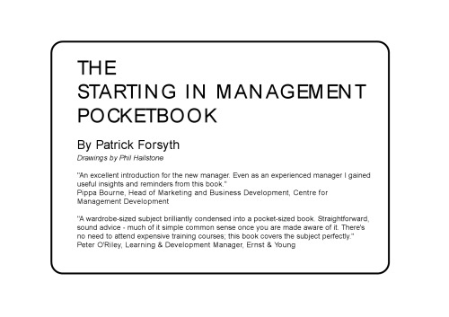 ﻿شروع در مدیریت (کتاب های جیبی مدیریت)