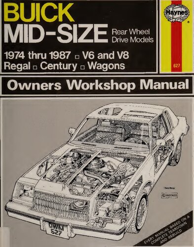 Haynes Buick Mid-Size RWD Models 1974 thru 1987 Owners Workshop Manual