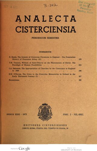 ﻿ویلیام سنت تیری در مورد پدیده مسیح: الگوی امکانات انسانی