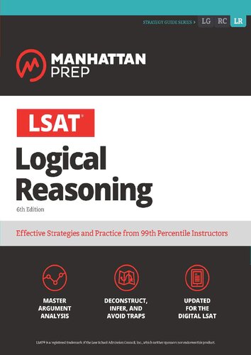 ﻿استدلال منطقی LSAT (راهنماهای استراتژی LSAT آمادگی منهتن)