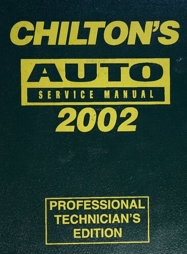 ﻿کتابچه راهنمای سرویس اتومبیل Chilton 2002