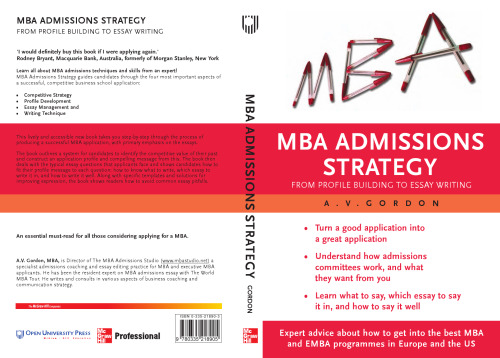 ﻿استراتژی پذیرش MBA: از ساختن پروفایل تا مقاله نویسی