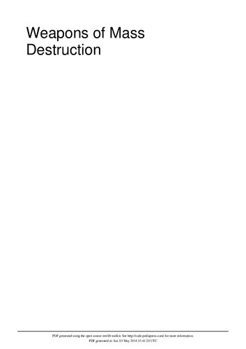 ﻿سلاح های کشتار جمعی