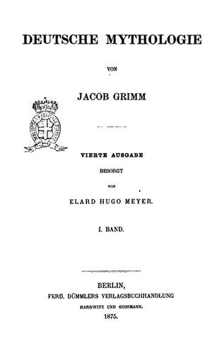 ﻿اساطیر آلمان جلد 1