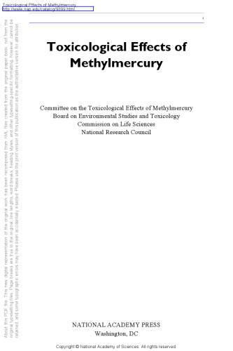 اثرات سم شناسی متیل جیوه