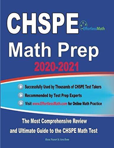 ﻿CHSPE Math Prep 2020-2021: جامع ترین مرور و راهنمای نهایی آزمون ریاضی CHSPE