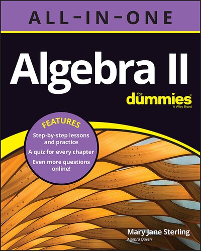 ﻿Algebra II All-in-One For Dummies