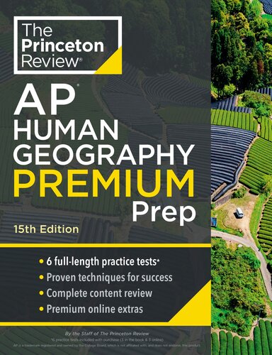 ﻿Princeton Review AP Human Geography Premium Prep, 15th Edition: 6 Practice Tests Strategies بررسی کامل محتوا