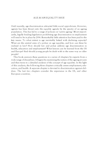 سن به عنوان یک مسئله برابری