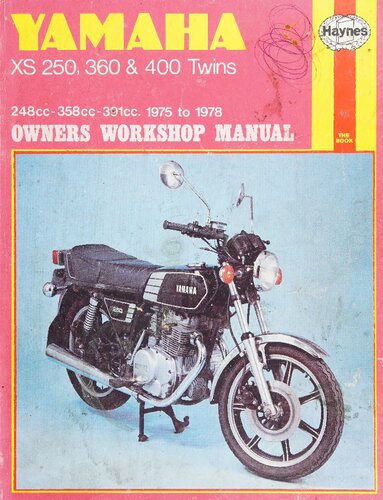 ﻿راهنمای کارگاه دوقلوهای Haynes Yamaha XS 250، 360 و 400 Twins Owners
