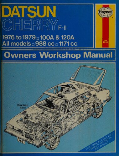 ﻿راهنمای کارگاه صاحبان Haynes Datsun Cherry F-II